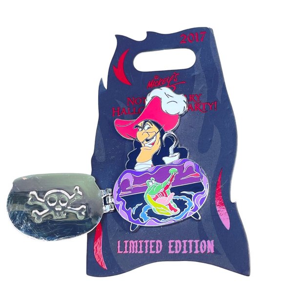 Disney Parks Mickey’s Not So Scary Halloween Party 2017 Captain Hook Limited Pin - Picture 4 of 4